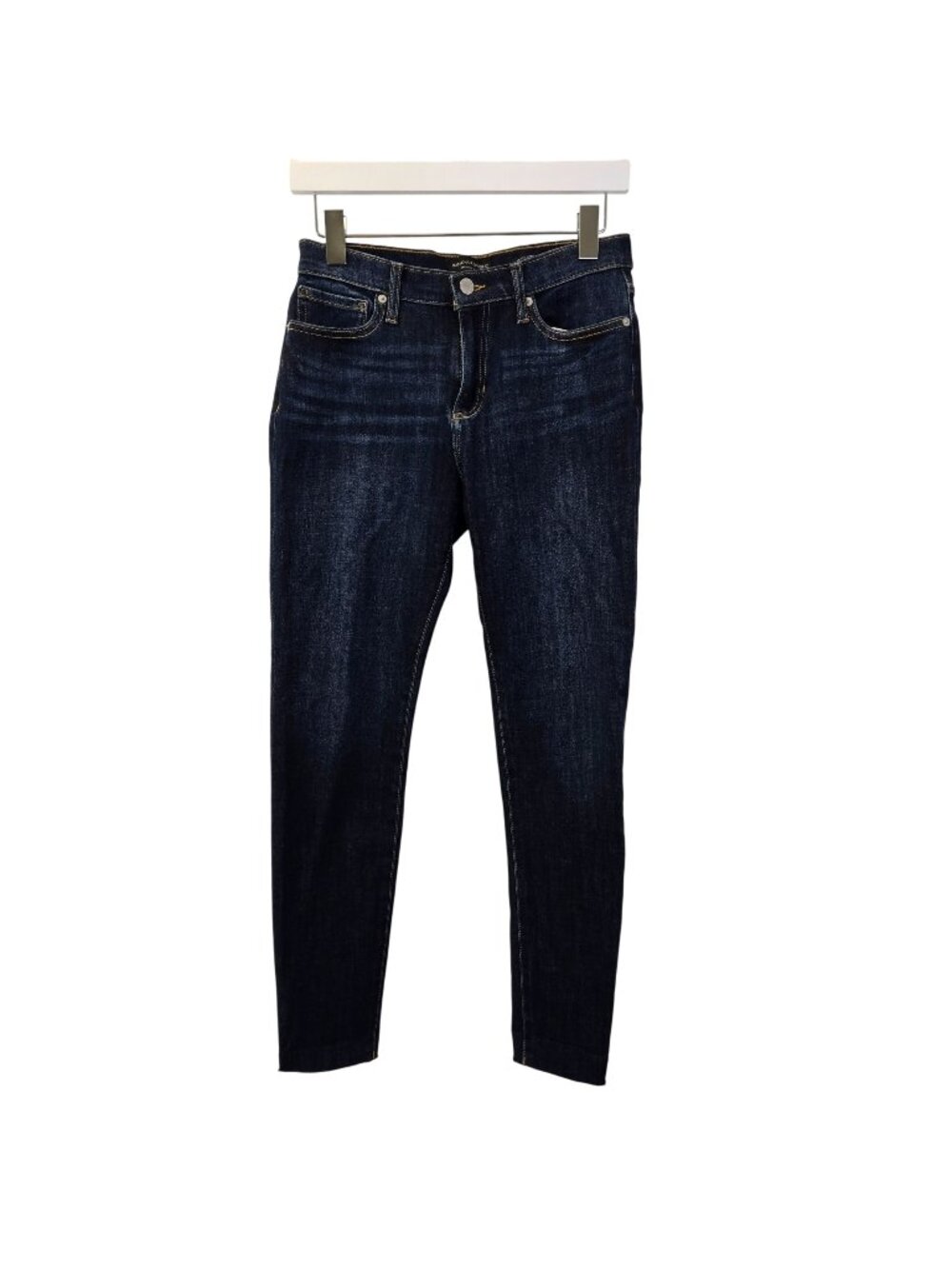 Banana Republic Mid-Rise Skinny Haig Mid-Rise Raw Hem Jeans Size 27